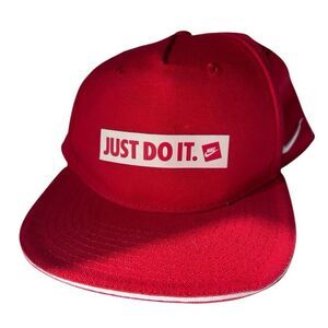 Nike Just Do It Youth 4-7 Red Hat